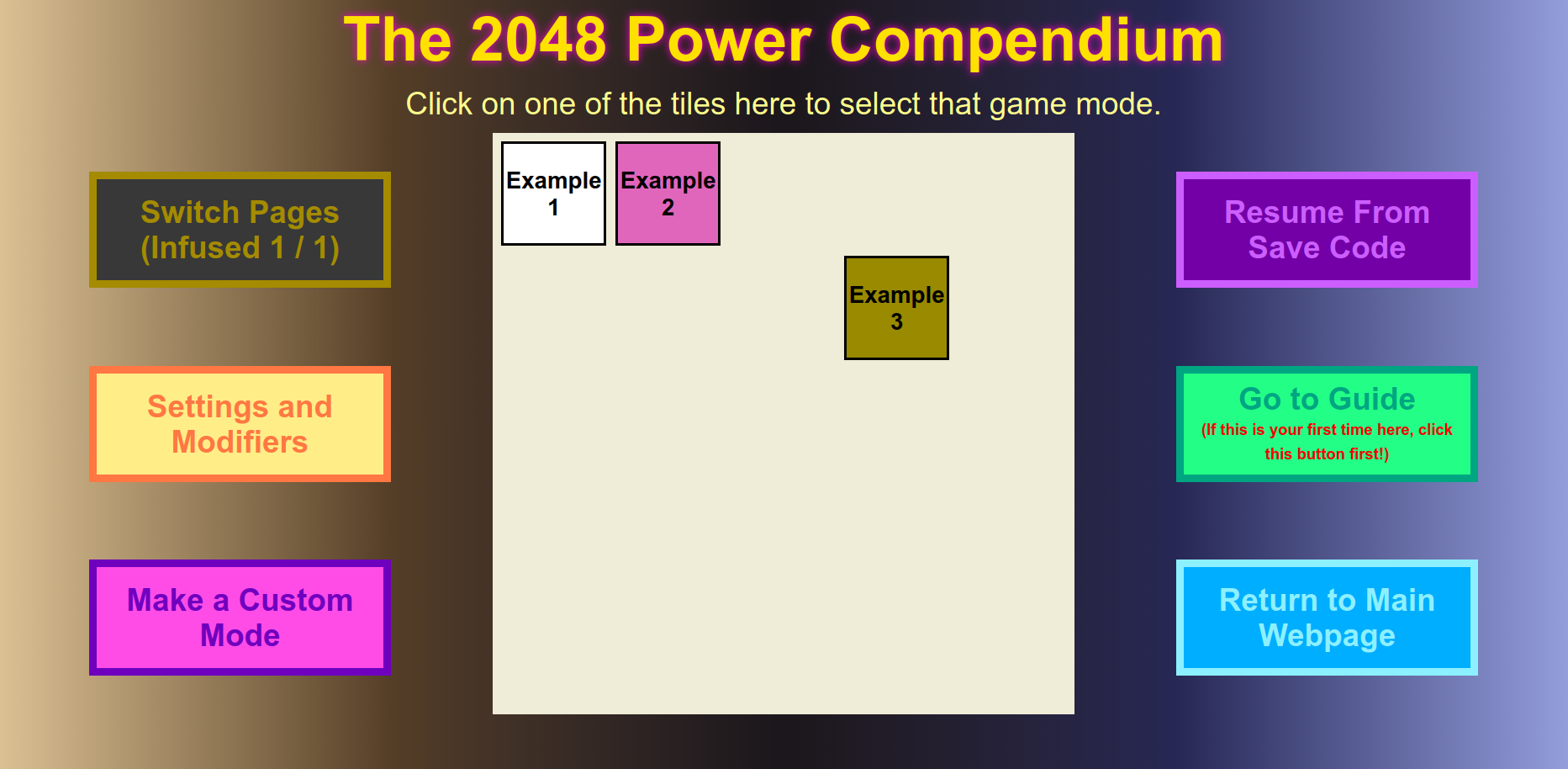 The 2048 Power Compendium